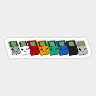 Retro Handheld Lineup Sticker